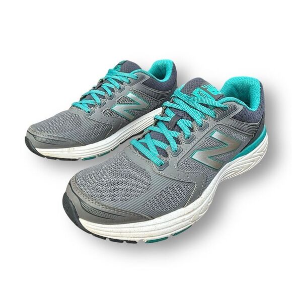 New Balance Women's 560 v7 Gray Teal Running Shoes Fitness Athletic Sneakers 10 - Picture 5 of 15